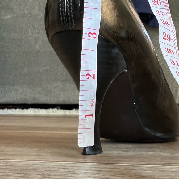 Donald J Pliner pointed square toe bumps patent leather bronze 8 1/2 - Picture 11 of 14